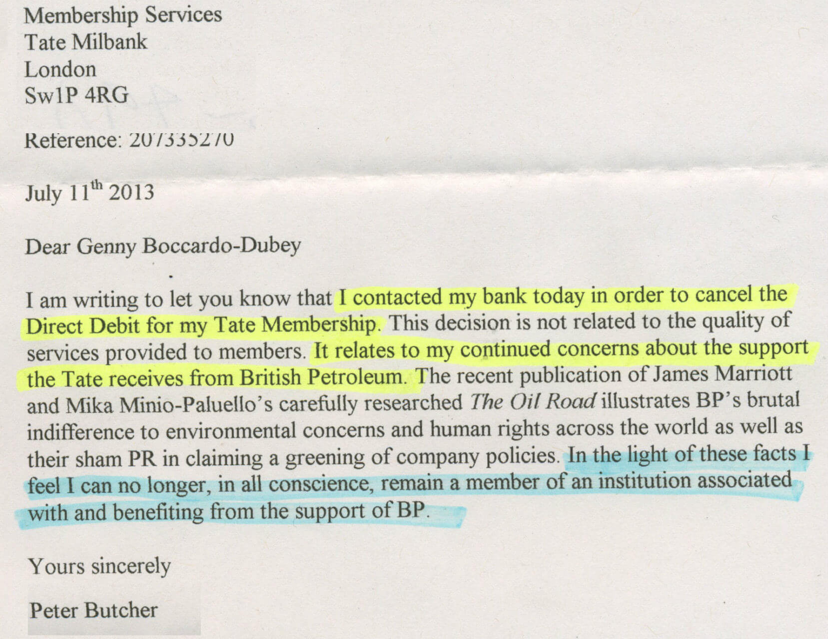tate resignation letter