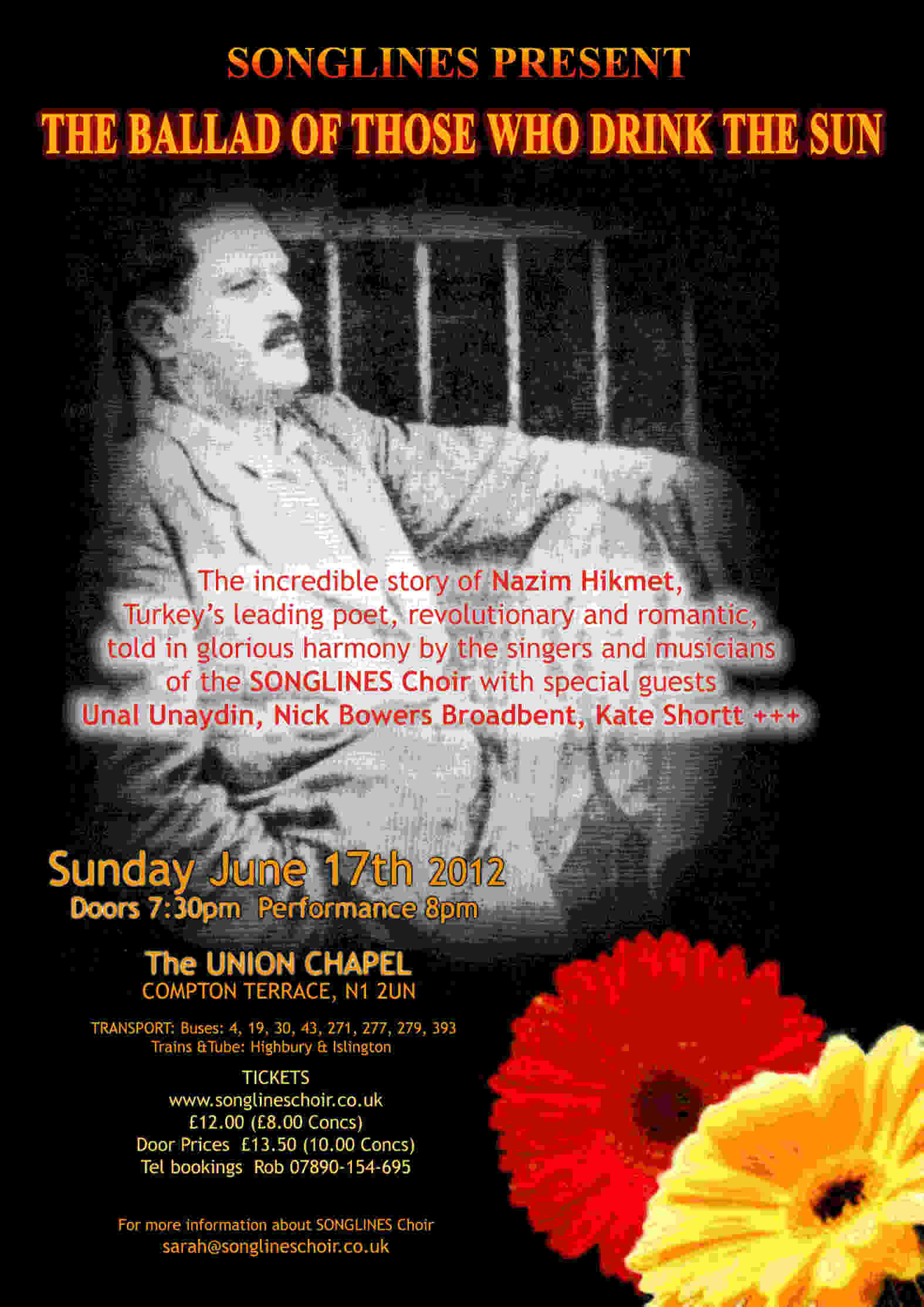Nazim Hikmet: “The Oil Road” meets “The Ballad of those who drink the Sun”