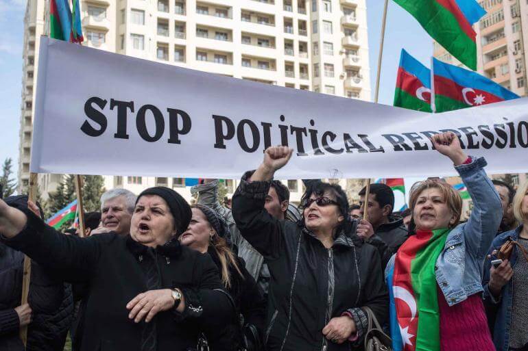 Protest against BP and dictatorship on 12 June