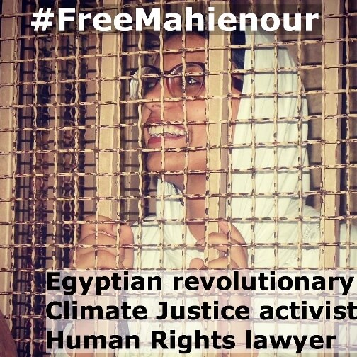 Free Mahienour: Egyptian revolutionary & climate justice activist
