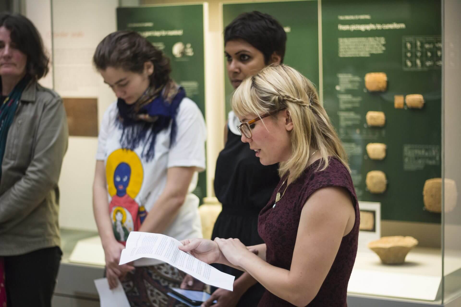 Smuggled letters in the museum