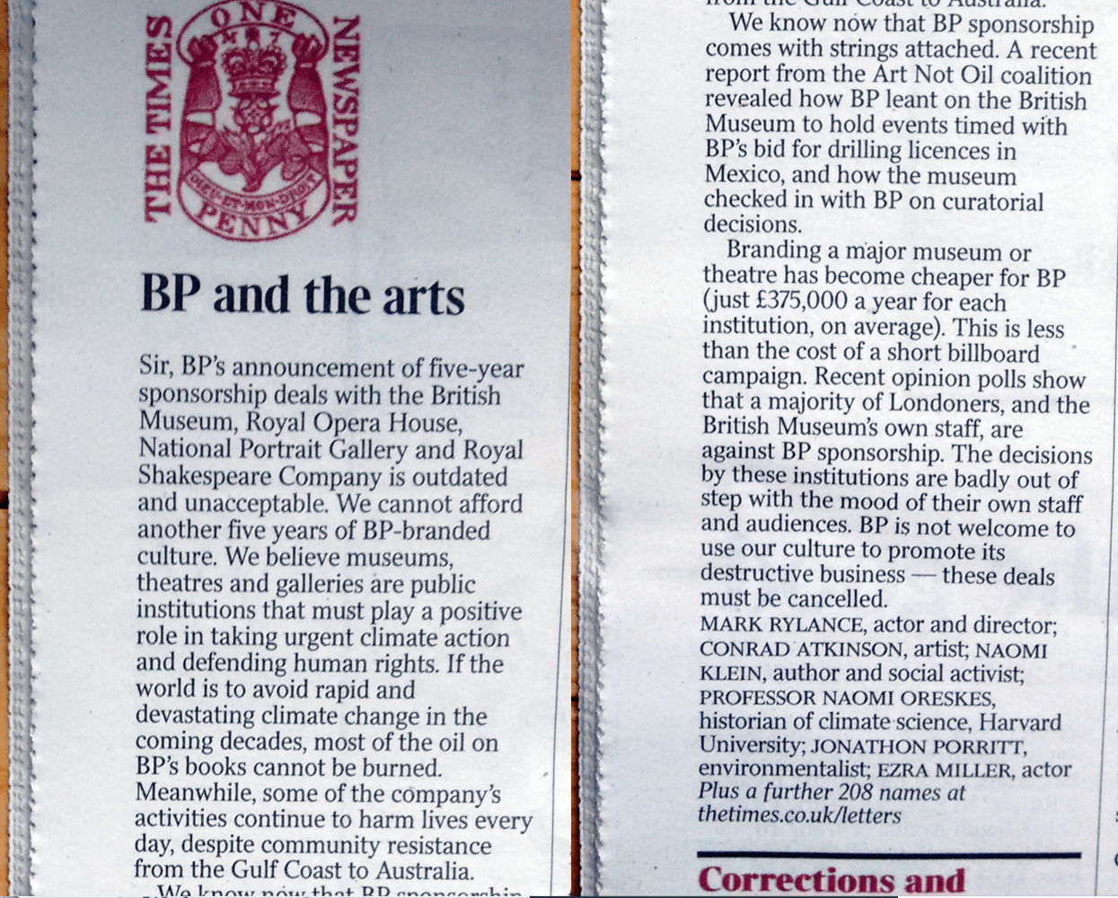 Open letter: BP can’t buy our silence